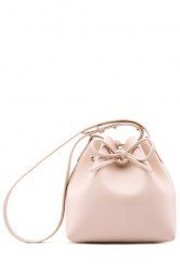 Leather String Shoulder Bag