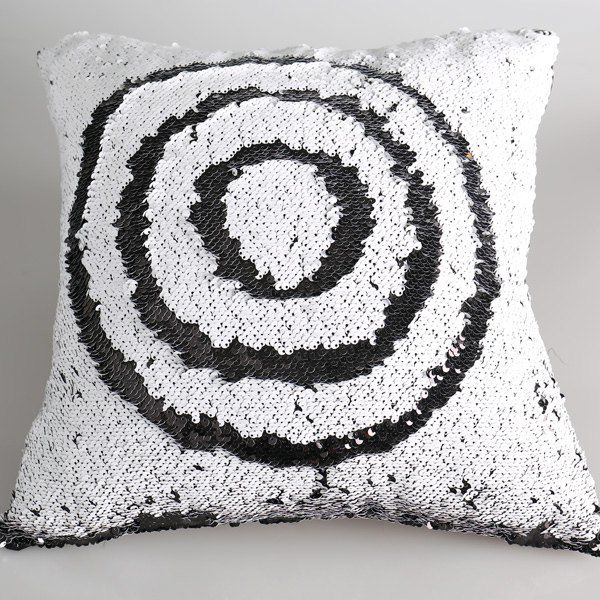64 Off Diy Reversible Bling Sequins Sofa Decorative Pillow Case