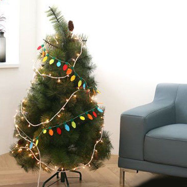 

Graceful Birthday Christmas Party Supplies Colorful Felt Bulb