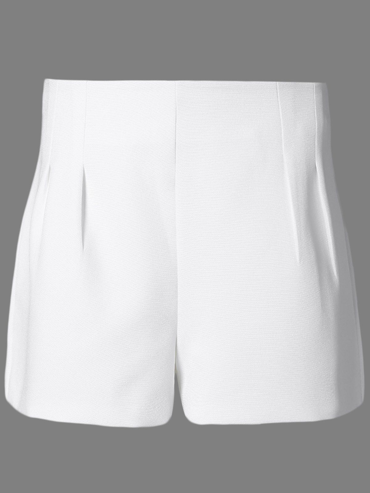 [56 OFF] Simple LooseFitting Zippered Shorts Rosegal