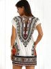 Casual Ethnic Summer Mini Dress -  