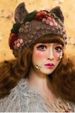 Crochet Ear Floral Hat -  