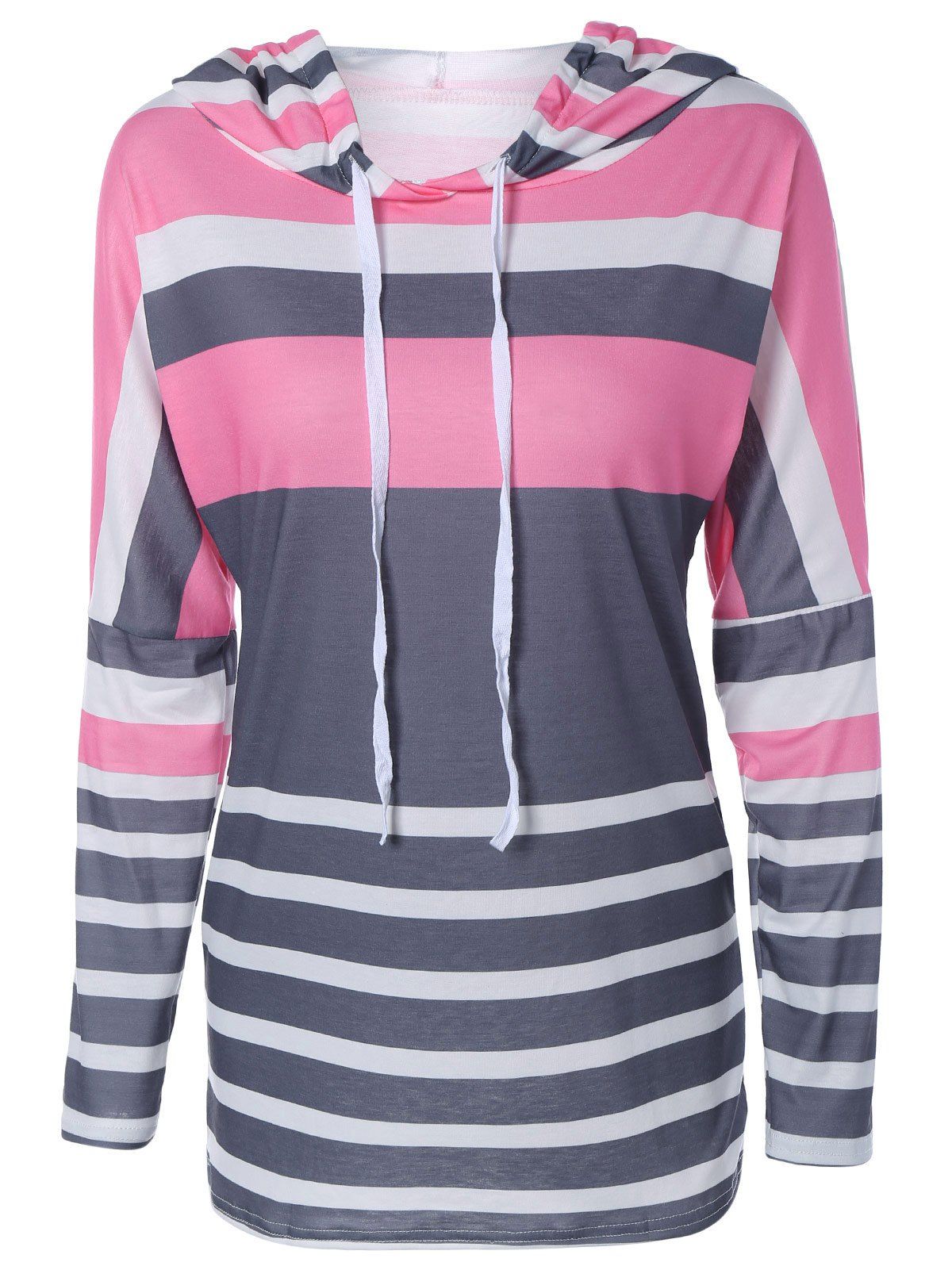 33 OFF Fashionable Long Sleeve Color Block Hoodie For Women Rosegal   20160811154015 51106.JPG