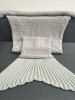 High Quality Knitting Fishing Net Design Mermaid Shape Blanket -  