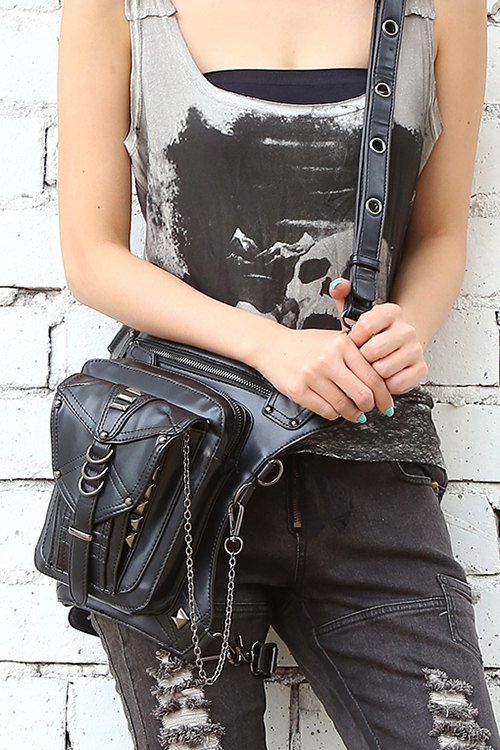 thick chain crossbody bag