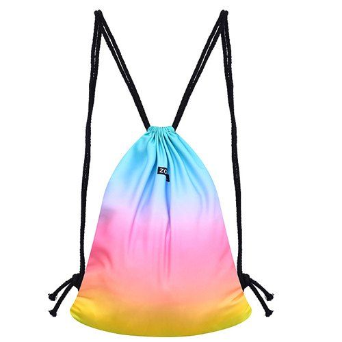 

Casual Drawstring and Gradient Color Design Backpack For Women, Colormix