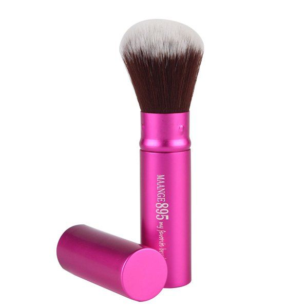 

Telescopic Design Nylon Blush Brush, Rose madder