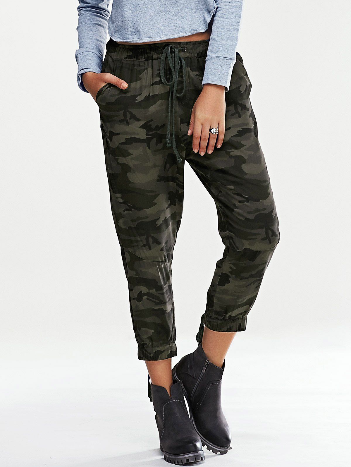 hm lace up pants