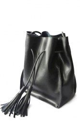 Tassel Bucket Cross Body Bag