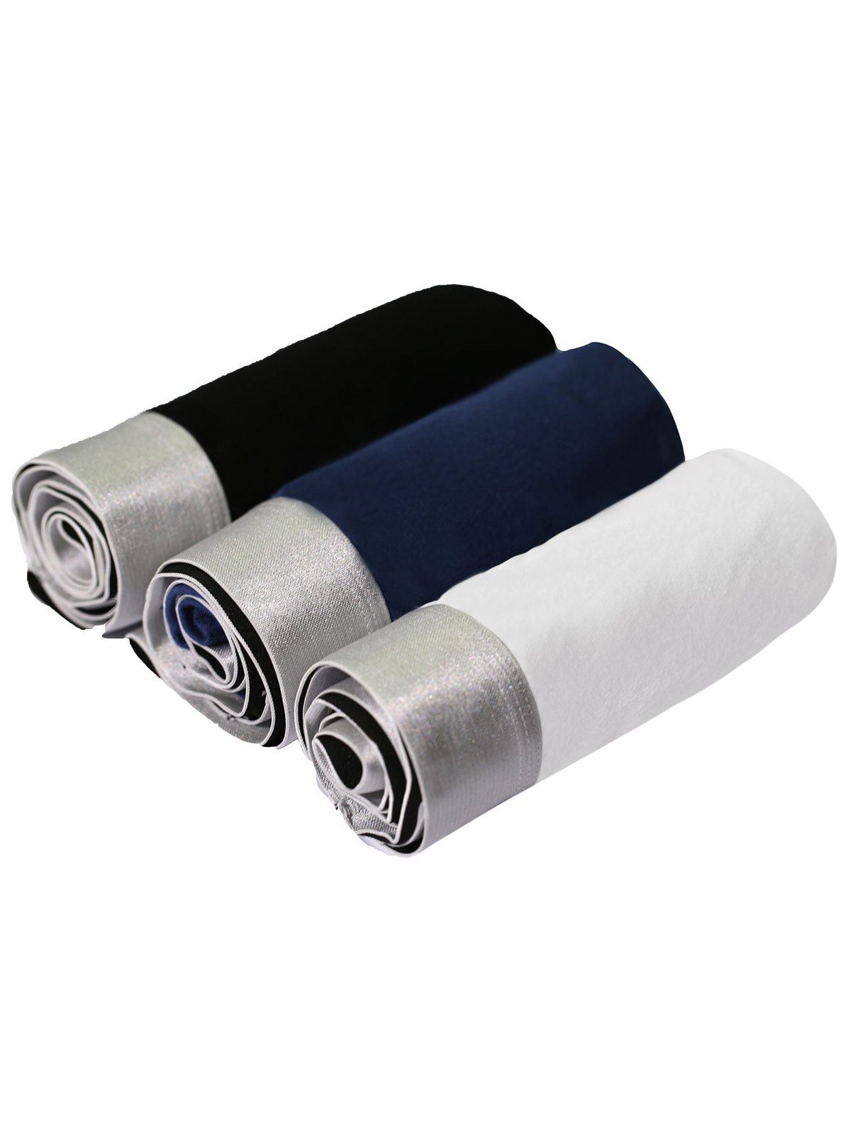 

Cherlamode (Three Color) 3PCS U Pouch Design Solid Color Boxer Shorts For Men, Colormix
