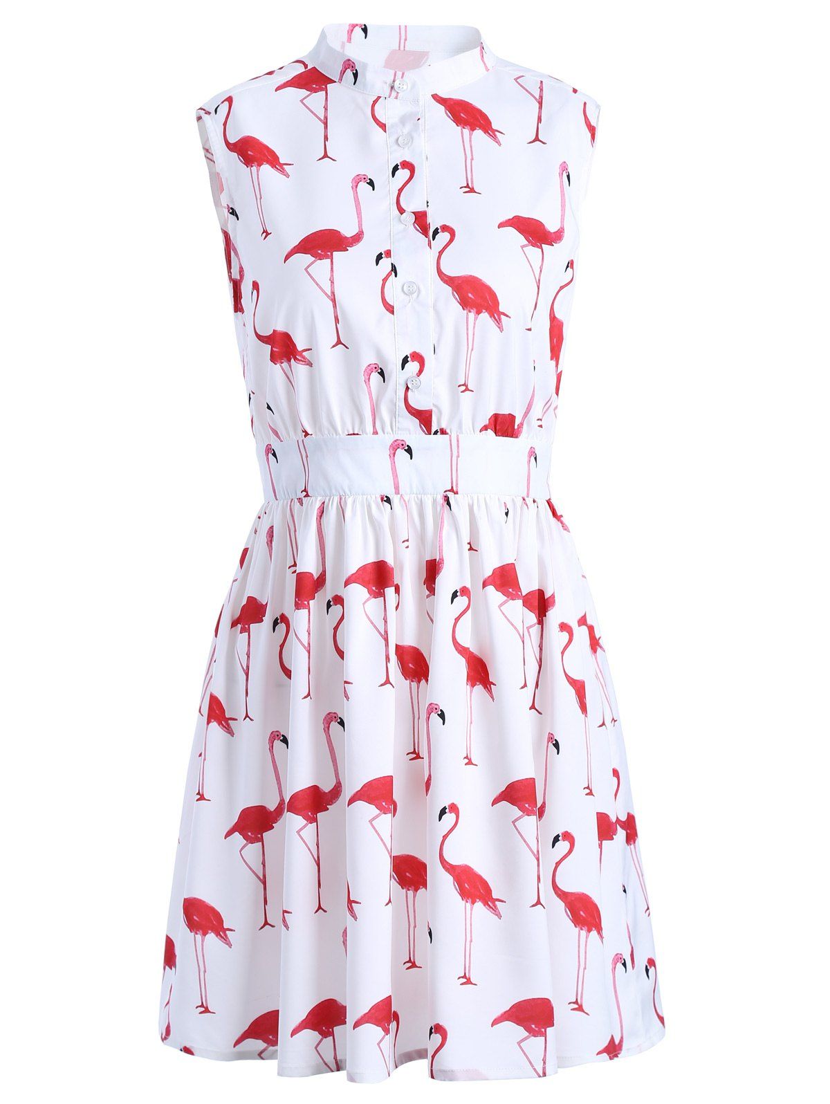 shawl flamingo pleated