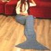 Braided Decor Knitting Mermaid Tail Style Soft Blanket -  