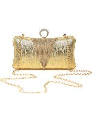 Clip Chains Ring Rhinestone Evening Bag