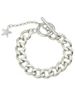 Alloy Pentagram Adorn Charm Bracelet -  