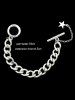 Alloy Pentagram Adorn Charm Bracelet -  
