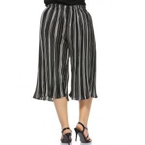 plus size high waisted palazzo pants
