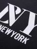 BoyNewYork Asymmetric Hem Short Sleeves T-Shirt -  