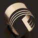Punk Polished Midi Cuff Bracelet -  