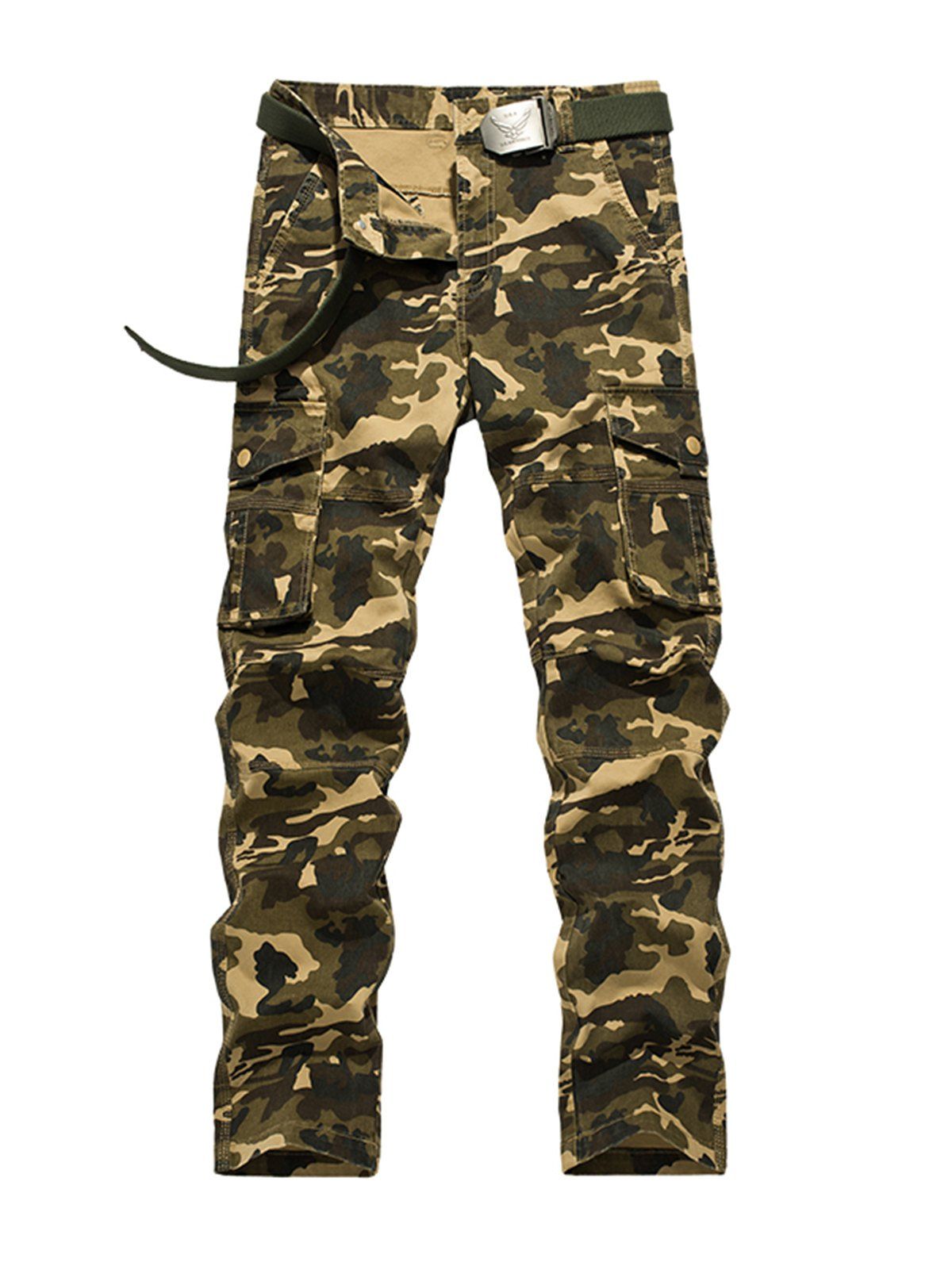 plus size camouflage cargo pants