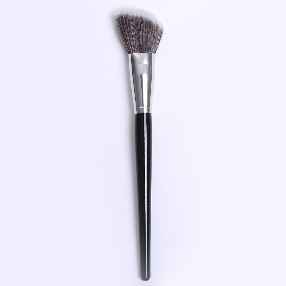 

Round Angled Nylon Blush Brush, Black