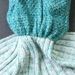High Quality Knitted Warmth Comfortable Mermaid Tail Blanket -  