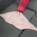 High Quality Knitted Warmth Comfortable Mermaid Tail Blanket -  
