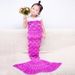 Comfortable Knitted Warmth Mermaid Blanket For Kids -  