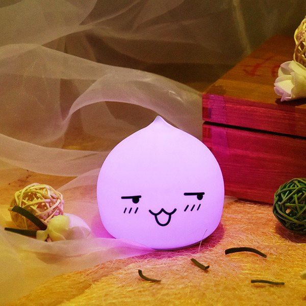 

Colorful LED Waterdrop Emoticon Cartoon Ombre Night Light