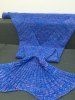 Super Soft Sleeping Bags Yarn Knitted Mermaid Tail Blanket -  