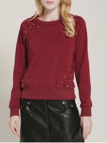 red wine sweatshirt