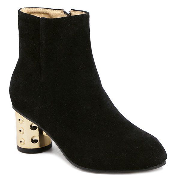 square toe ankle boots