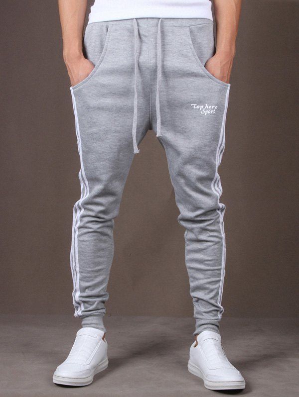 jogger striped pants