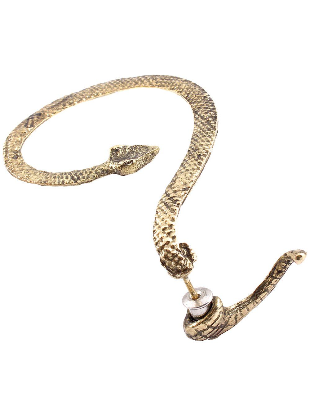 

Punk Snake Shape Ear Cuff, Copper color