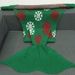 Christmas Snows Design Knitted Mermaid Tail Blanket -  