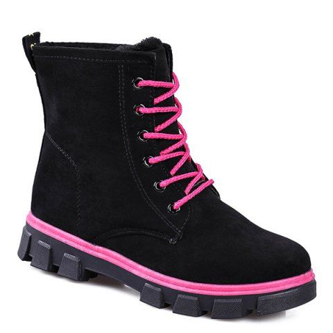 flat heel snow boots