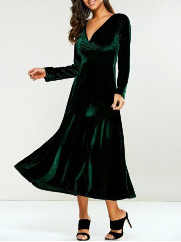 Long Velvet Dress