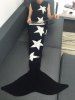 Soft Sleeping Bag Star Knitted Wrap Mermaid Tail Blanket -  