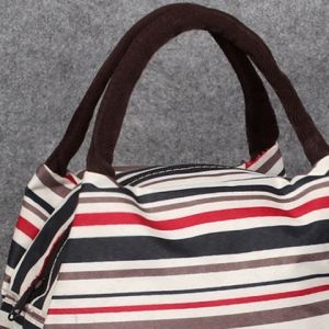 nylon stripe bag