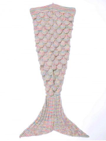 Buy Endearing Multicolored Mermaid Knitted Blankets and Throws