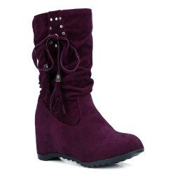 mid calf studded boots