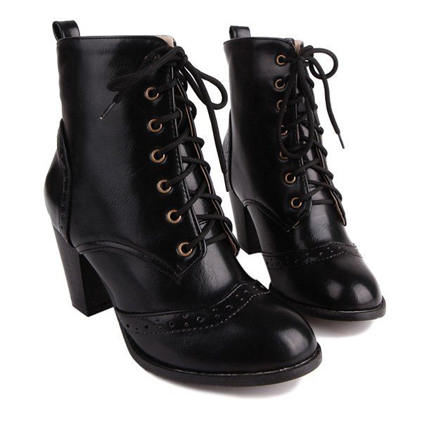 boots that tie in the front