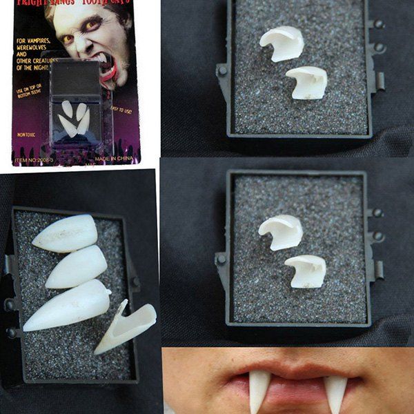 

Halloween Party Supplies Gothic Vampire 4PCS Teeth Cosplay Prop, White