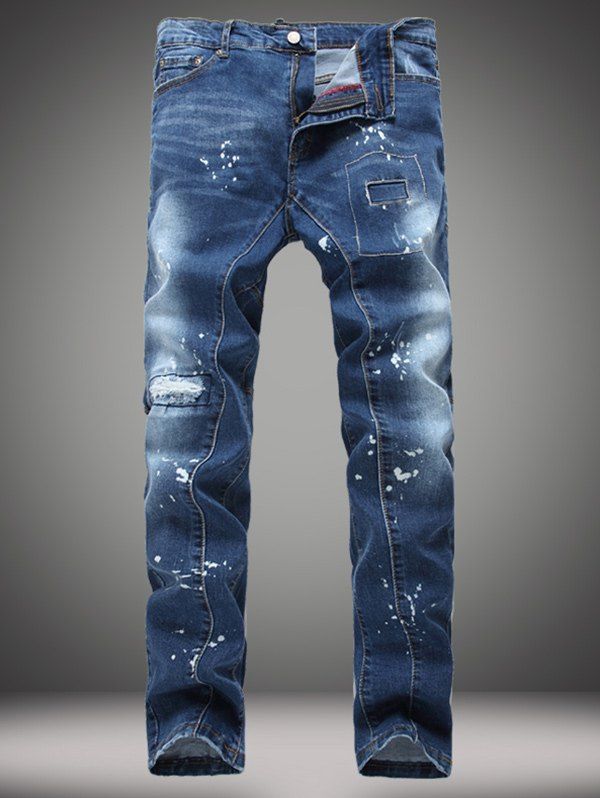 paint design jeans