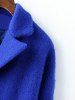 Lapel Collar Woolen Overcoat -  