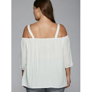 plus tie cut blouse tops rosegal