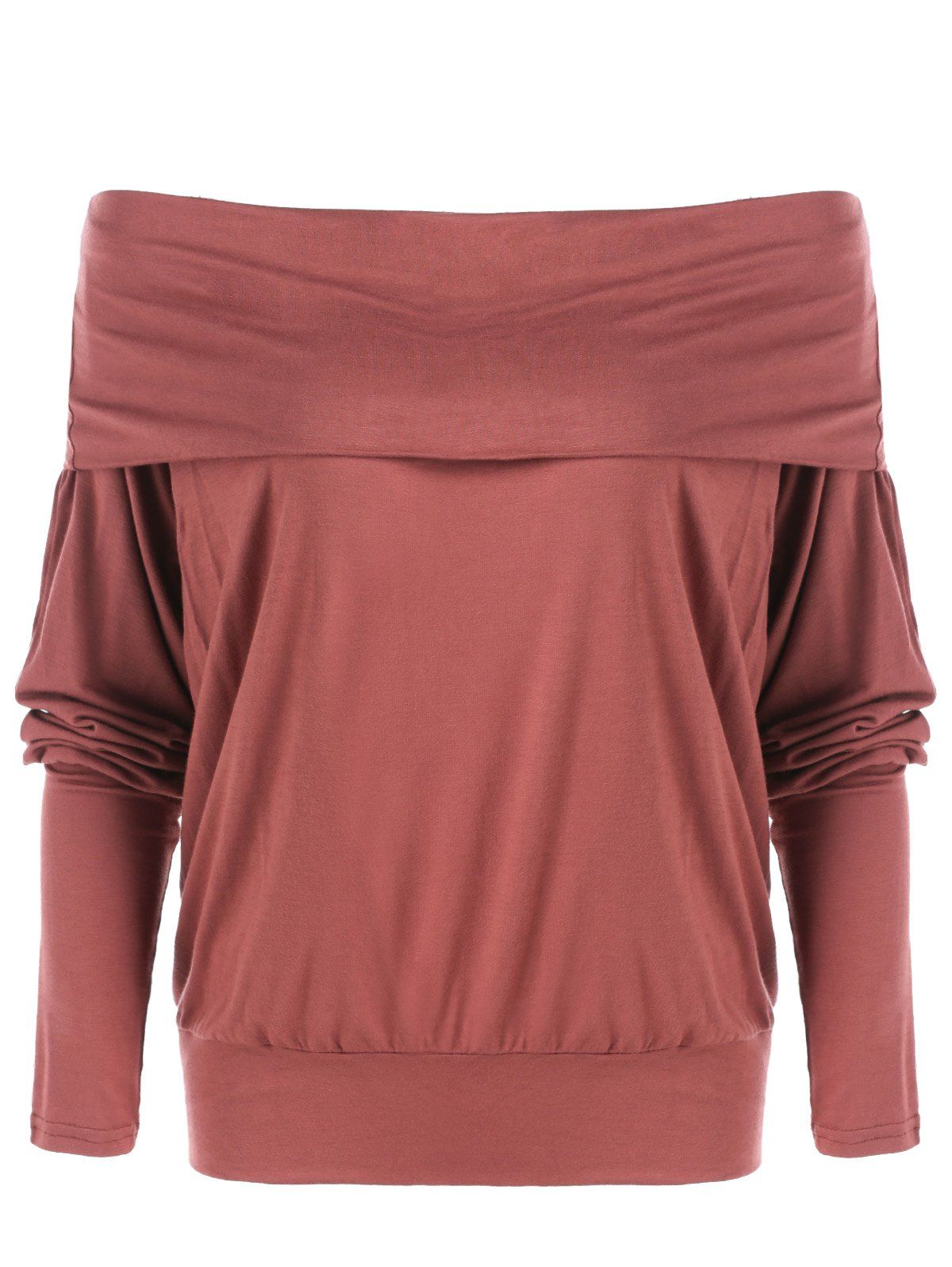 [55 OFF] Off The Shoulder Sweatshirt Rosegal