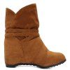 pull on wedge booties