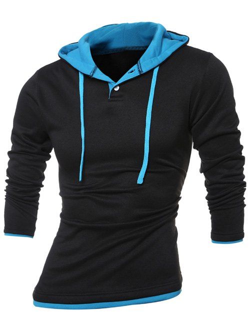 Черно синий худи. Lace up Drawstring Hoodie мужская. Черно синяя толстовка. Черно голубая толстовка.