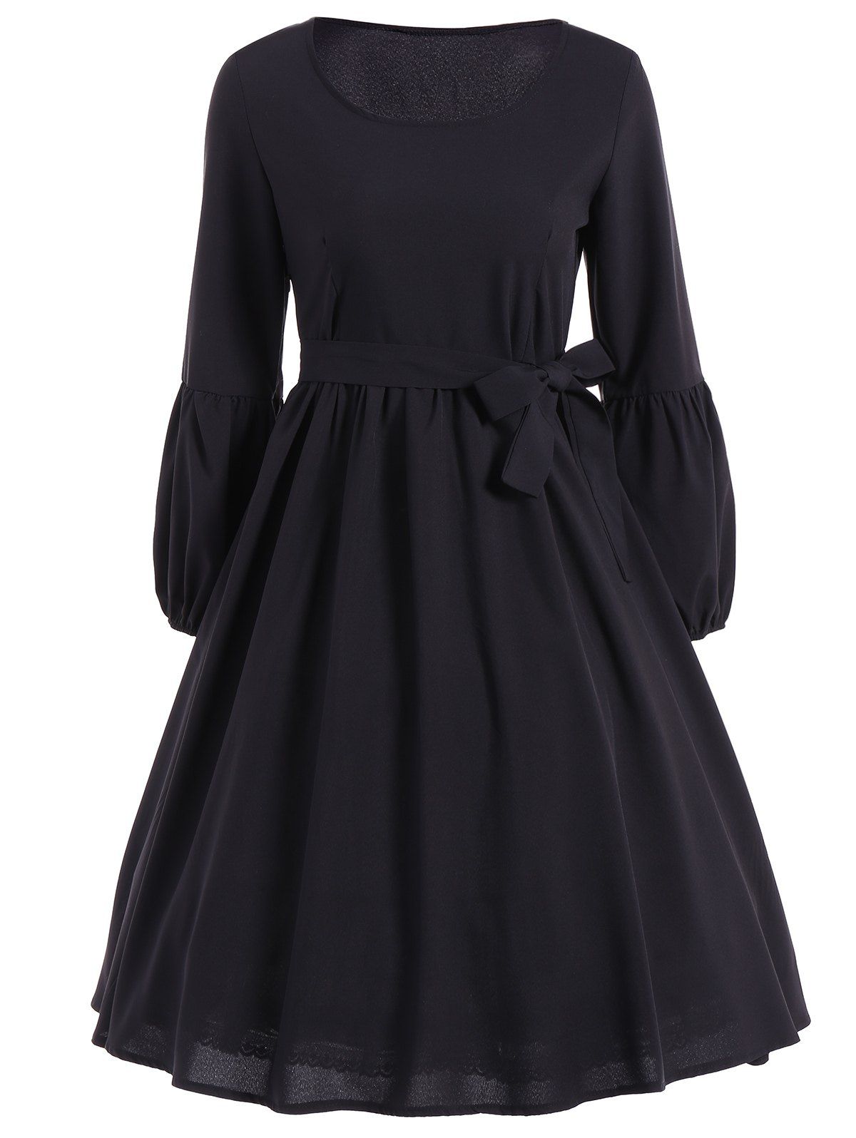ruffle sleeves frock