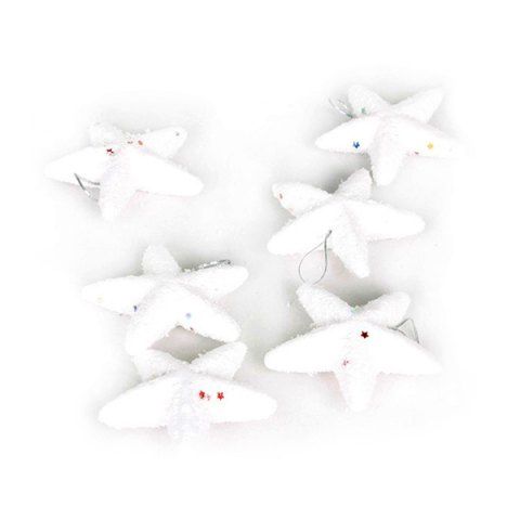 6PCS Festival Party Supplies Christmas Tree Hanging Stars Decoration